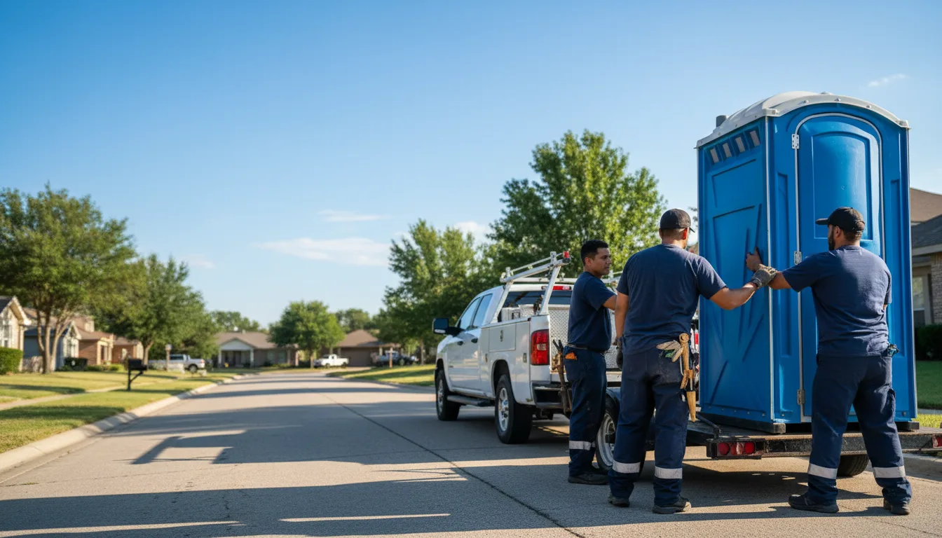 Portable Toilet Rental in League City, TX near me